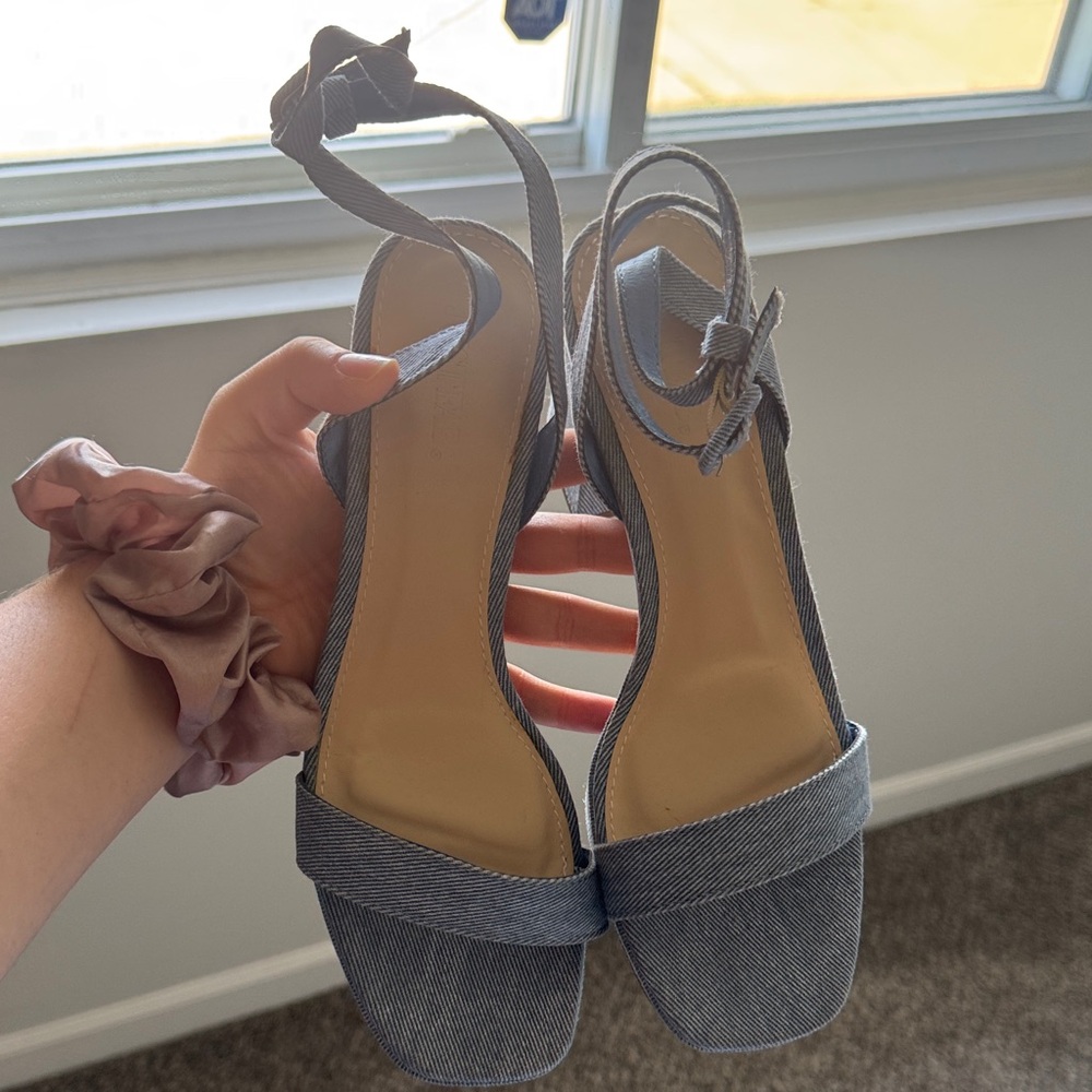 Just Fab Denim Heels